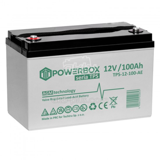 Батарея аккумуляторная Powerbox AGM 12V 100Ah - купить